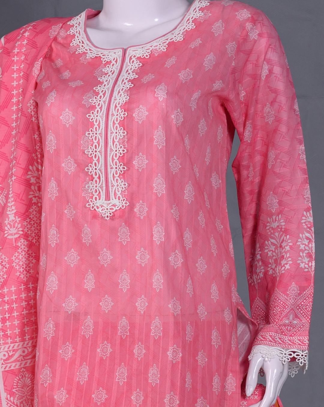 Luxury Pret Embroidered 3-Piece Suit - JF0060 - View 3