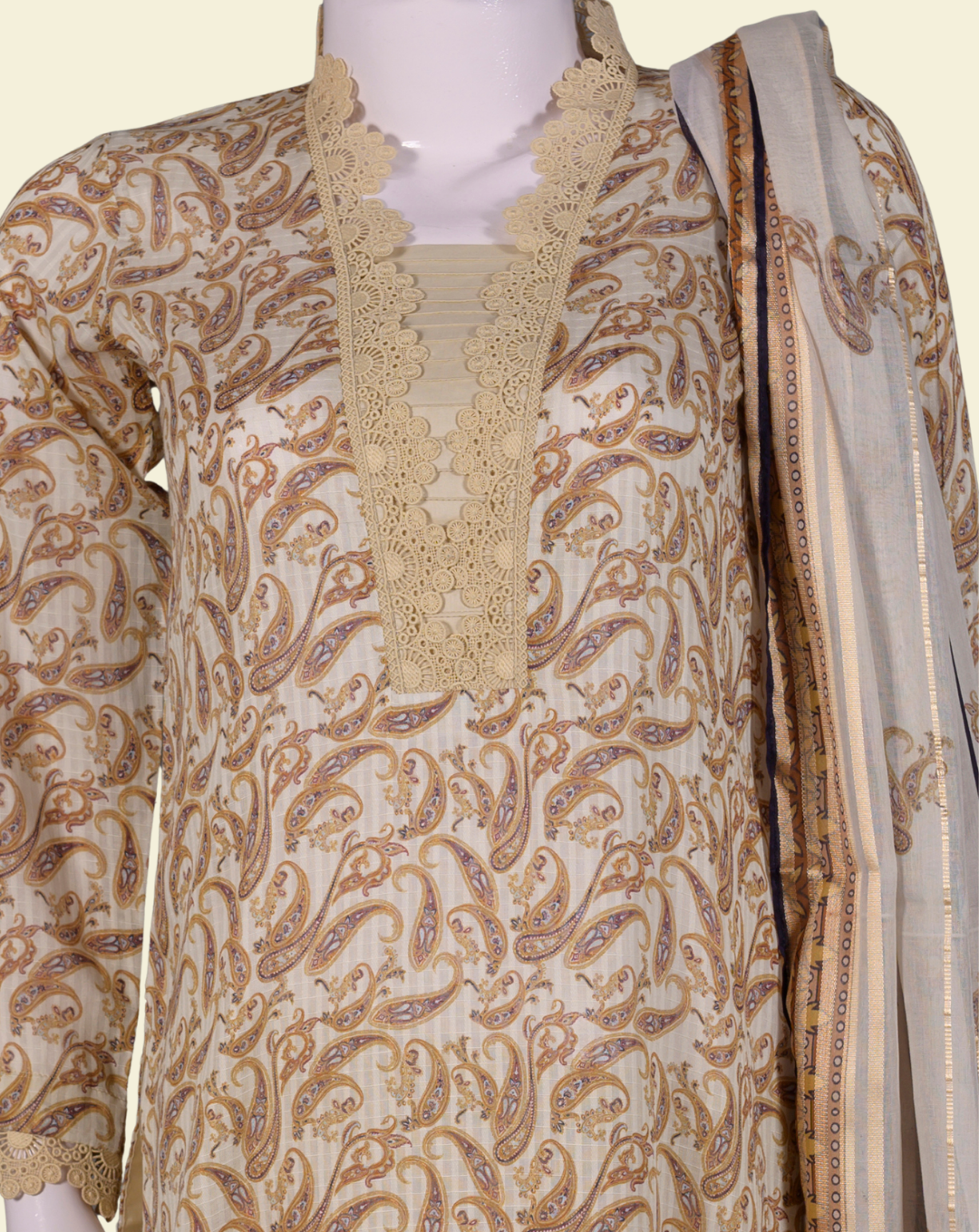 Luxury Pret Embellished 3-Piece Suit - JF0051 - View 2