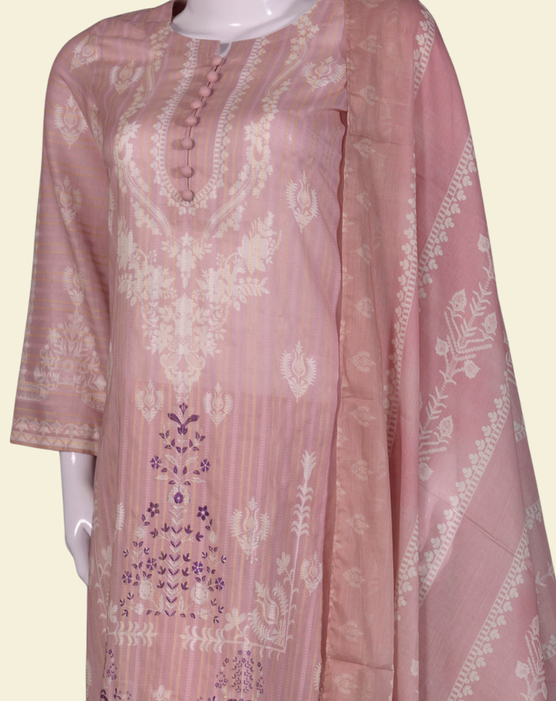 Luxury Pret Handcrafted 3-Piece Suit - JF0036 &ndash; View 1