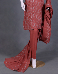 Chikankari Lace-Work Kurti & Trouser Suit - Product 46 - Editorial Lookbook Angle 4 - PRODUCT46 | Joycelyn Fashion