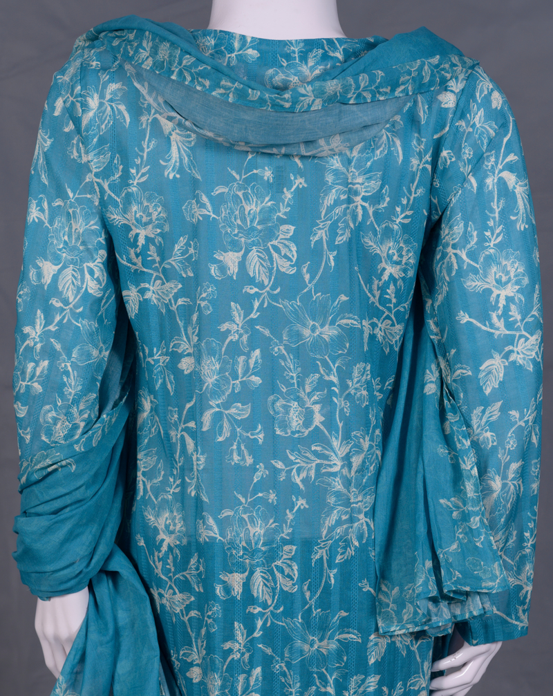 Chikankari Hand-Embroidered 3-Piece Suit - JFS730 &ndash; View 4