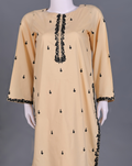 Ivory & Black Contrast Embroidered 3-Piece Suit - Product 51