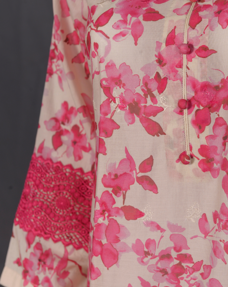 Luxury Pret Embellished Chikankari Suit - JFS844 &ndash; View 4