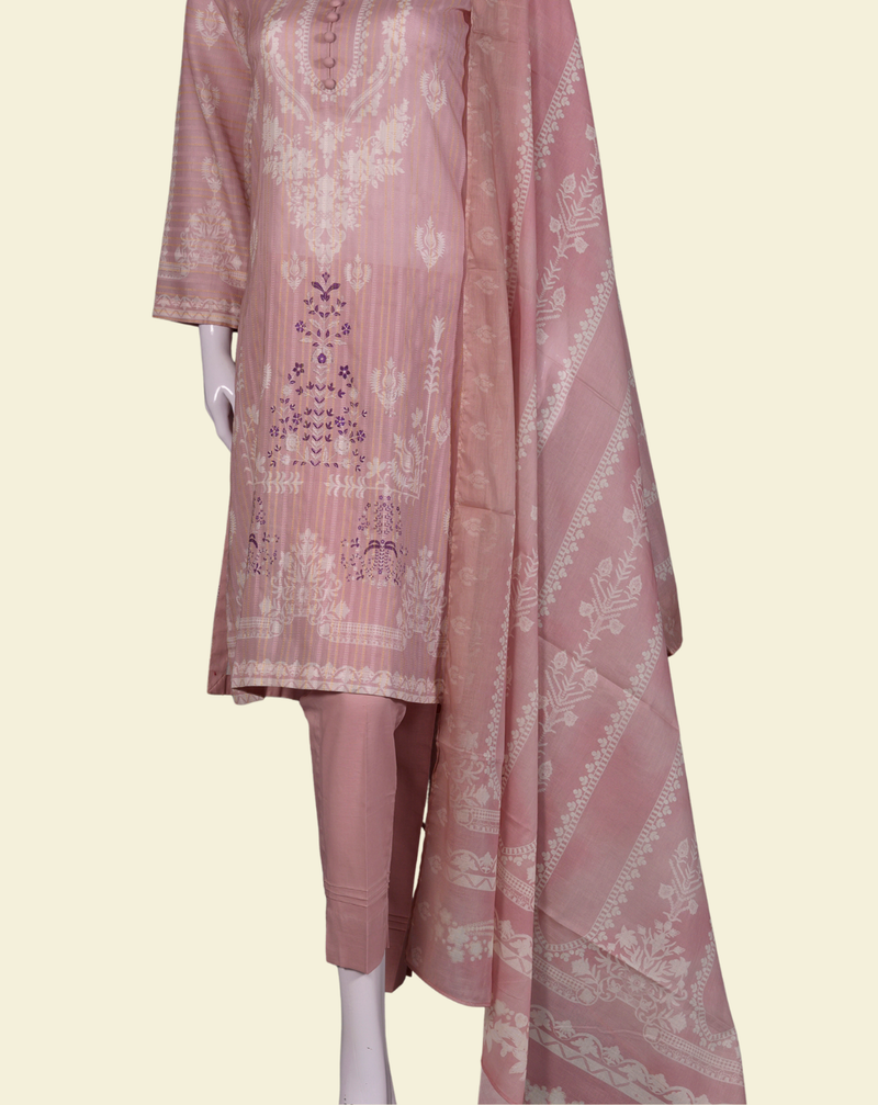 Luxury Pret Handcrafted 3-Piece Suit - JF0036 &ndash; View 3