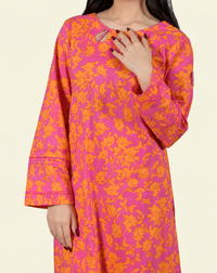 Luxury Pret Hand Embroidered 3-Piece Suit - JF0327 - Editorial Lookbook Angle 5 - JF0327 | Joycelyn Fashion