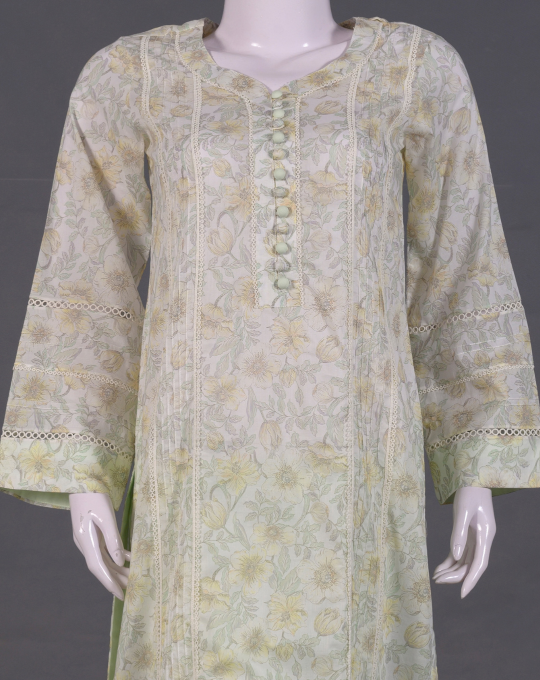Luxury Pret Hand-Embroidered 3-Piece Suit - JF0013 - View 5