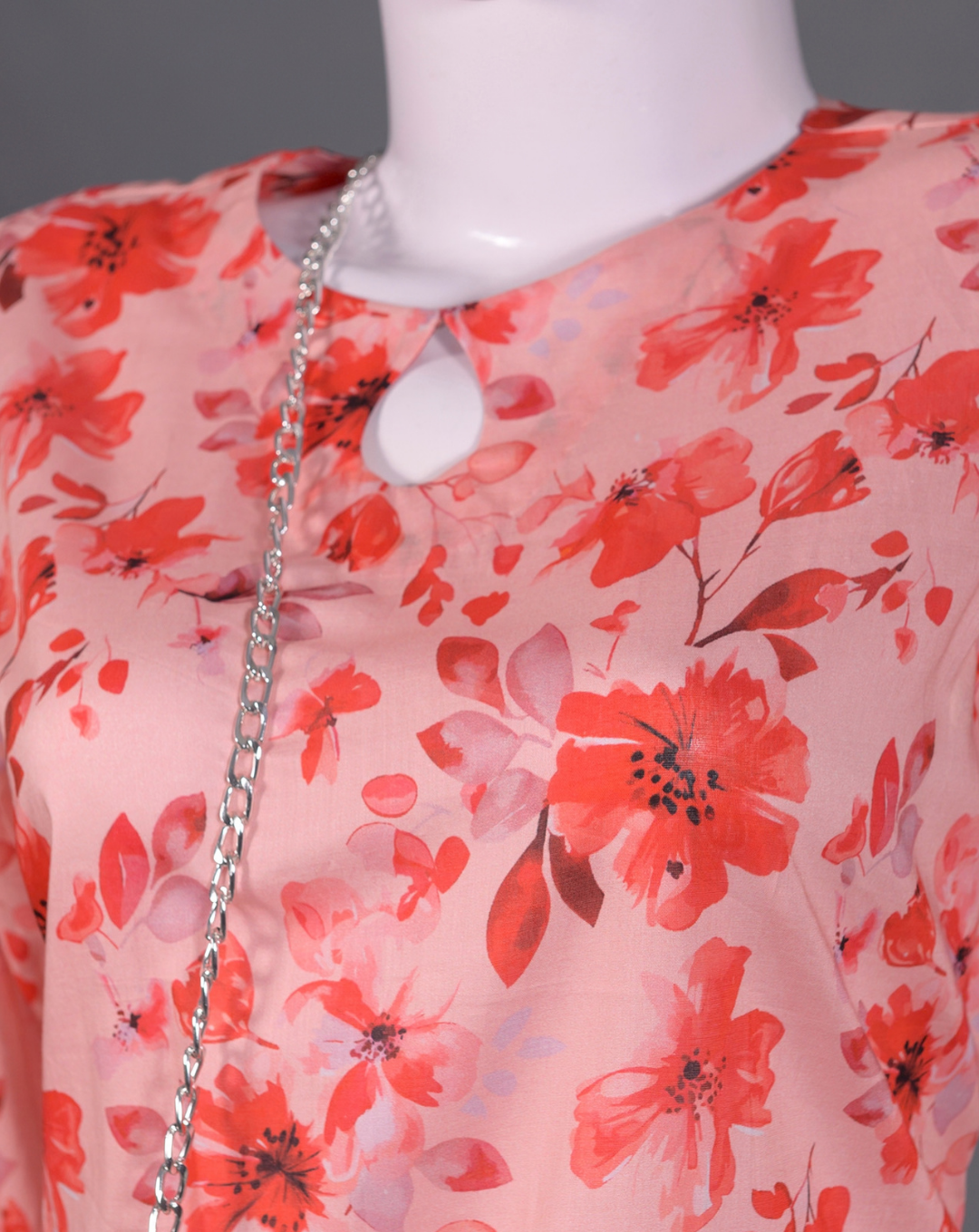Designer Printed Lawn 2-Piece Suit - JFS947 - View 3
